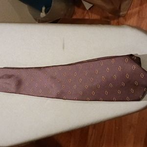 Dellacroce Brown 100% Silk Necktie